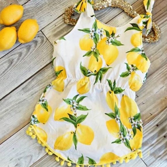 Other - Lemon 🍋 girl romper
